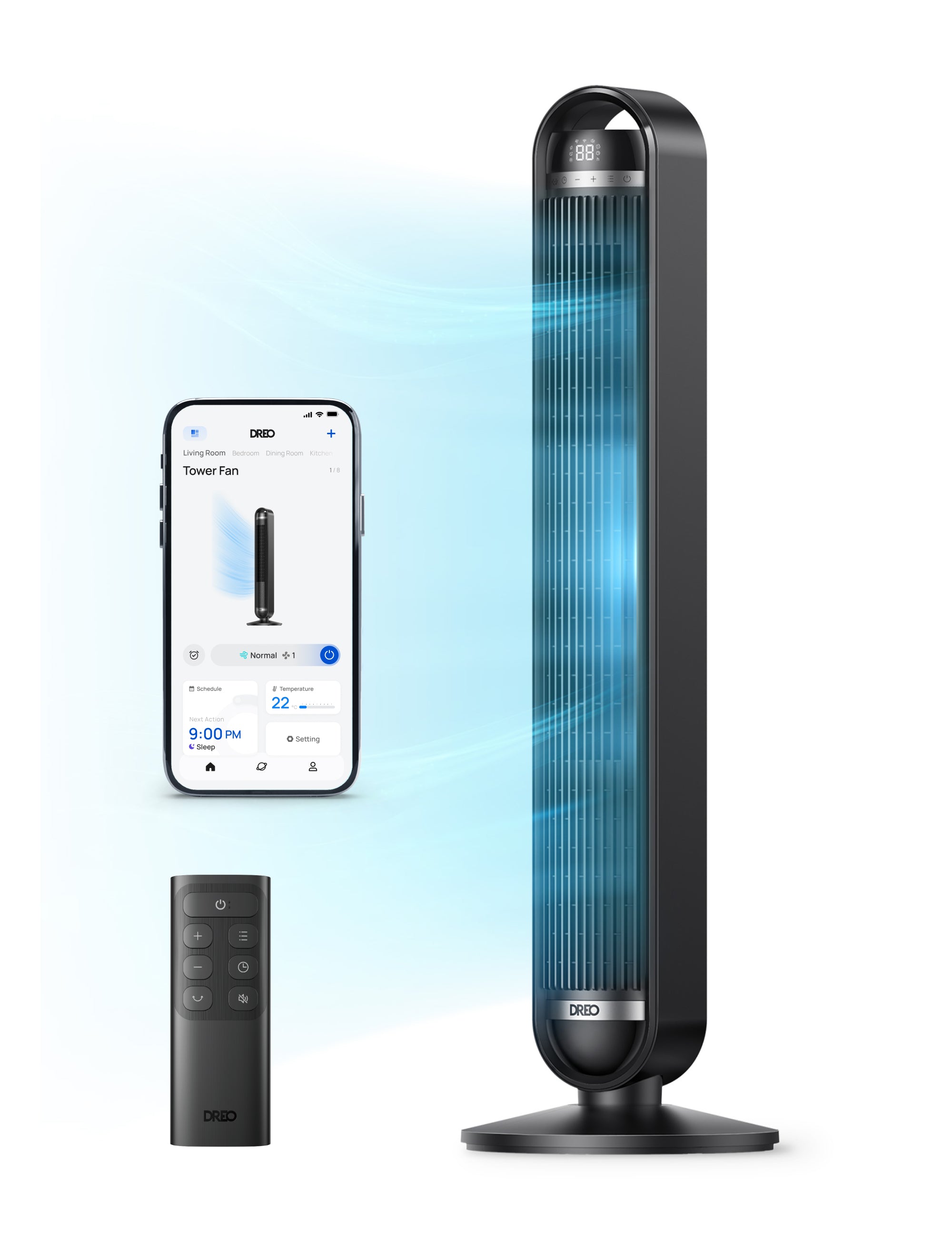 Akıllı Kule Tipi Fan 413S
