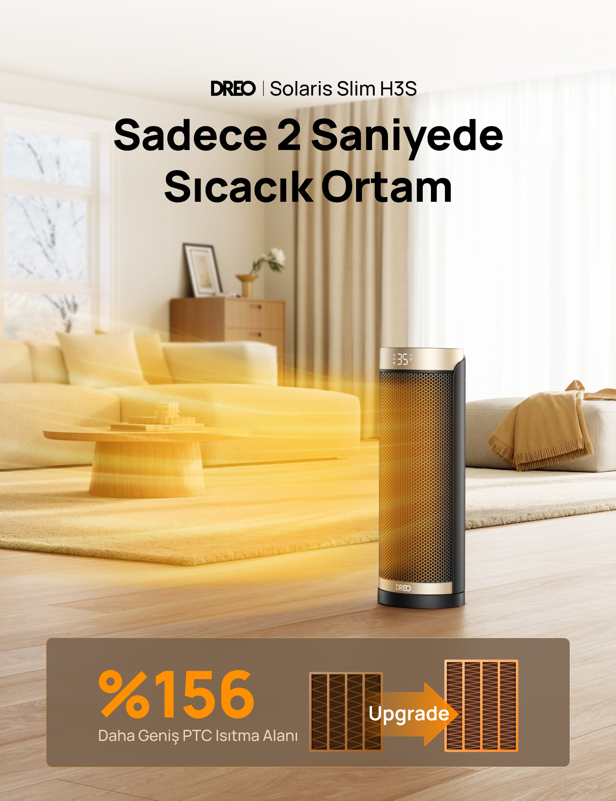Solaris Slim H3S Isıtıcı