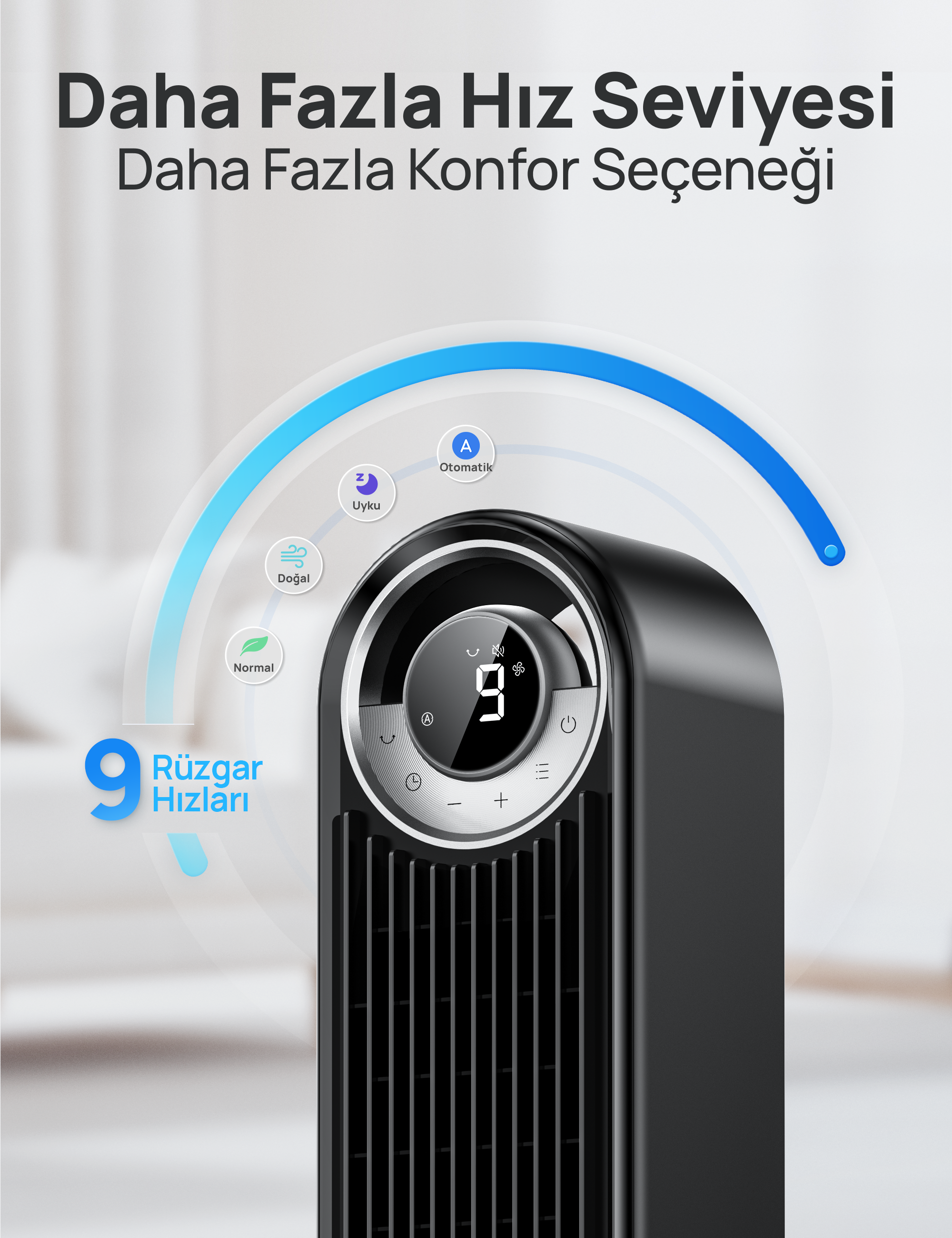 Akıllı Kule Vantilatör 509S