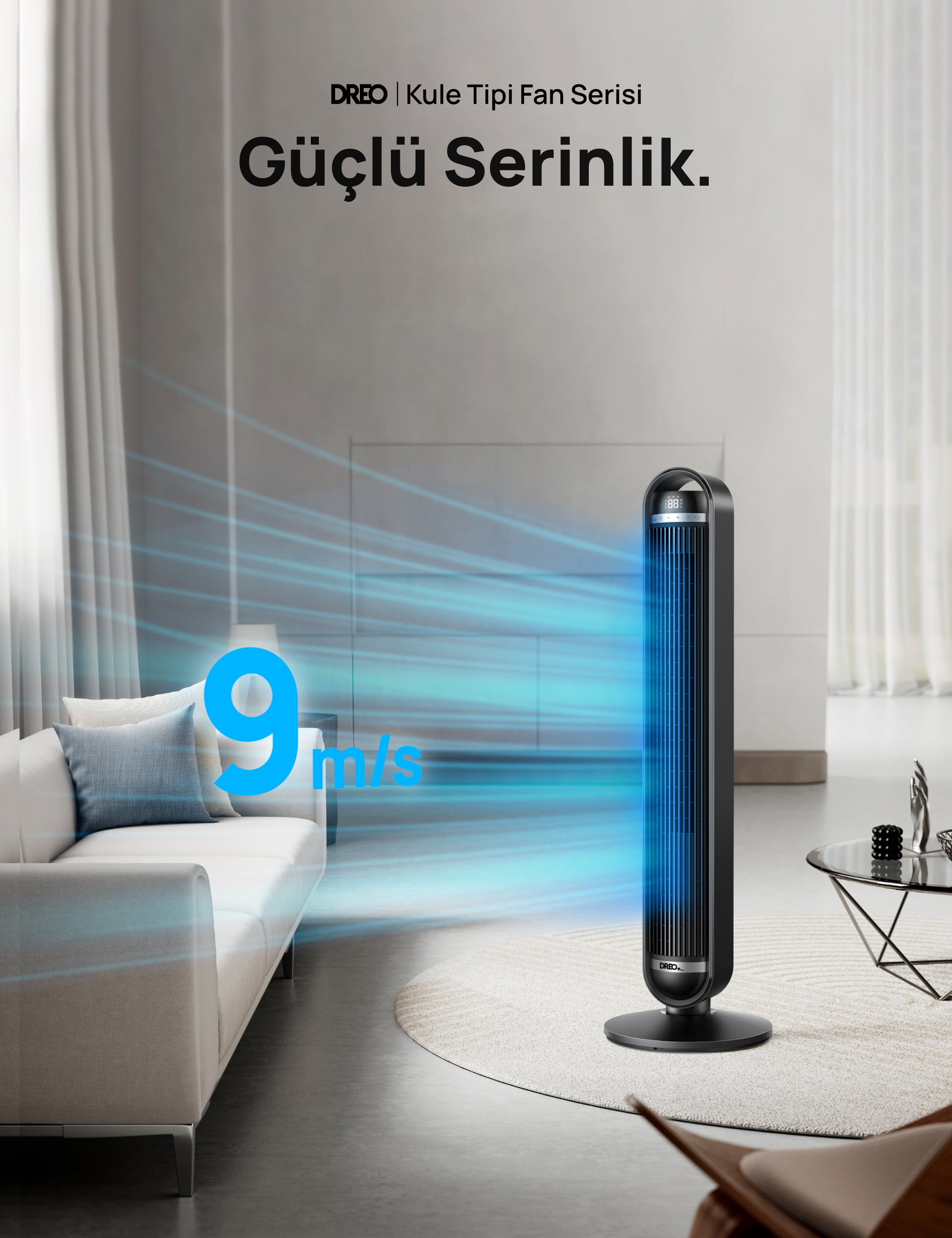 Akıllı Kule Tipi Fan 413S