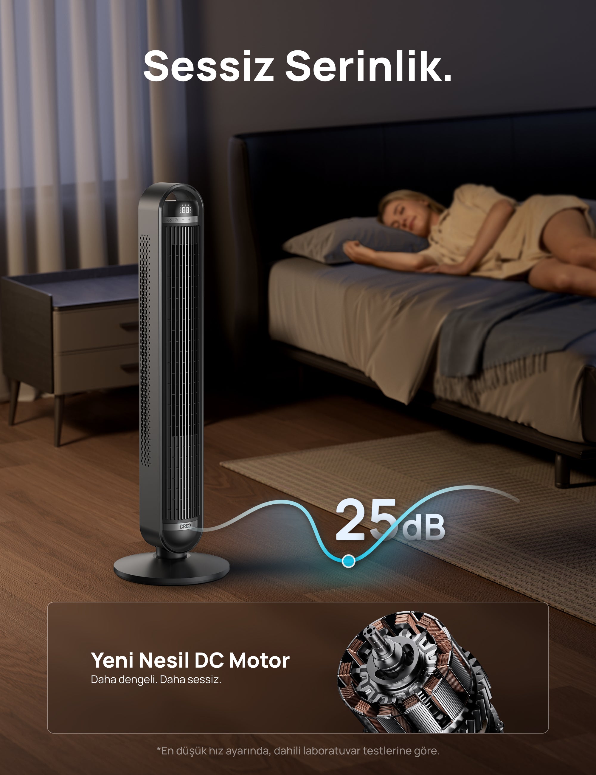 Akıllı Kule Tipi Fan 413S