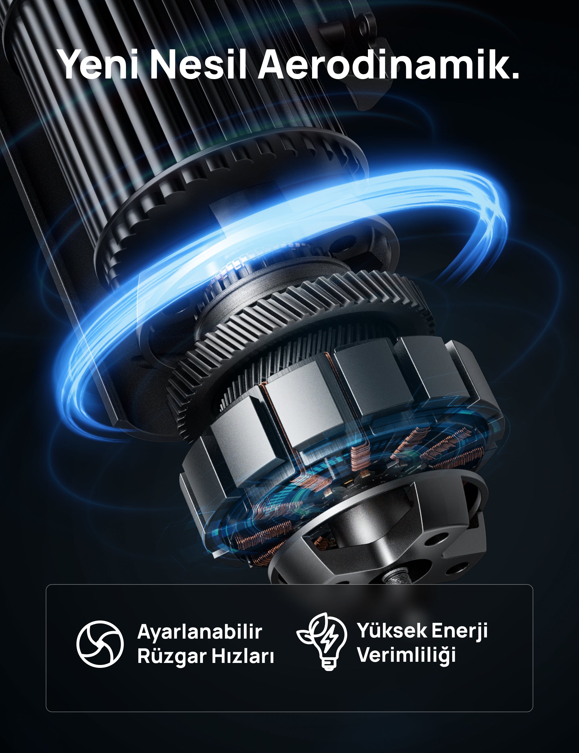 Taşınabilir Kule Tipi Fan Serisi