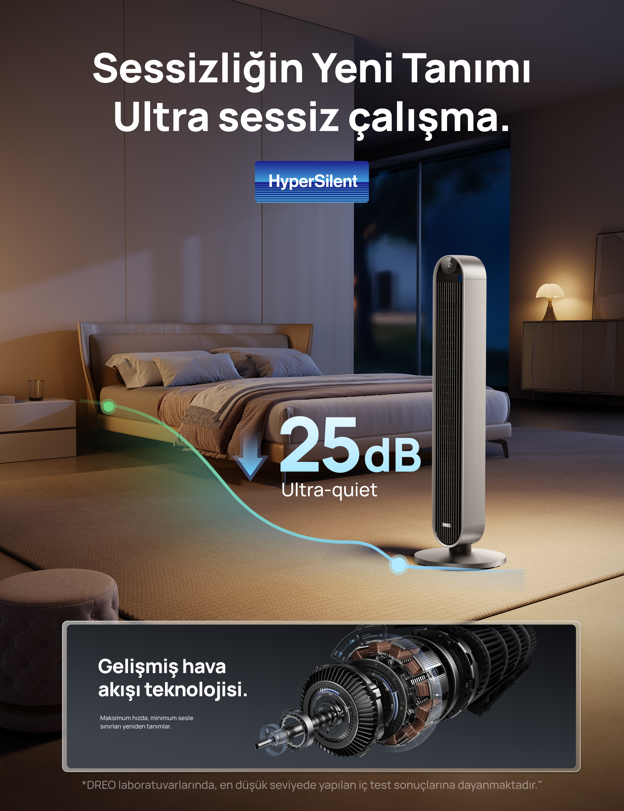 Pilot Max S Akıllı Kule Vantilatör