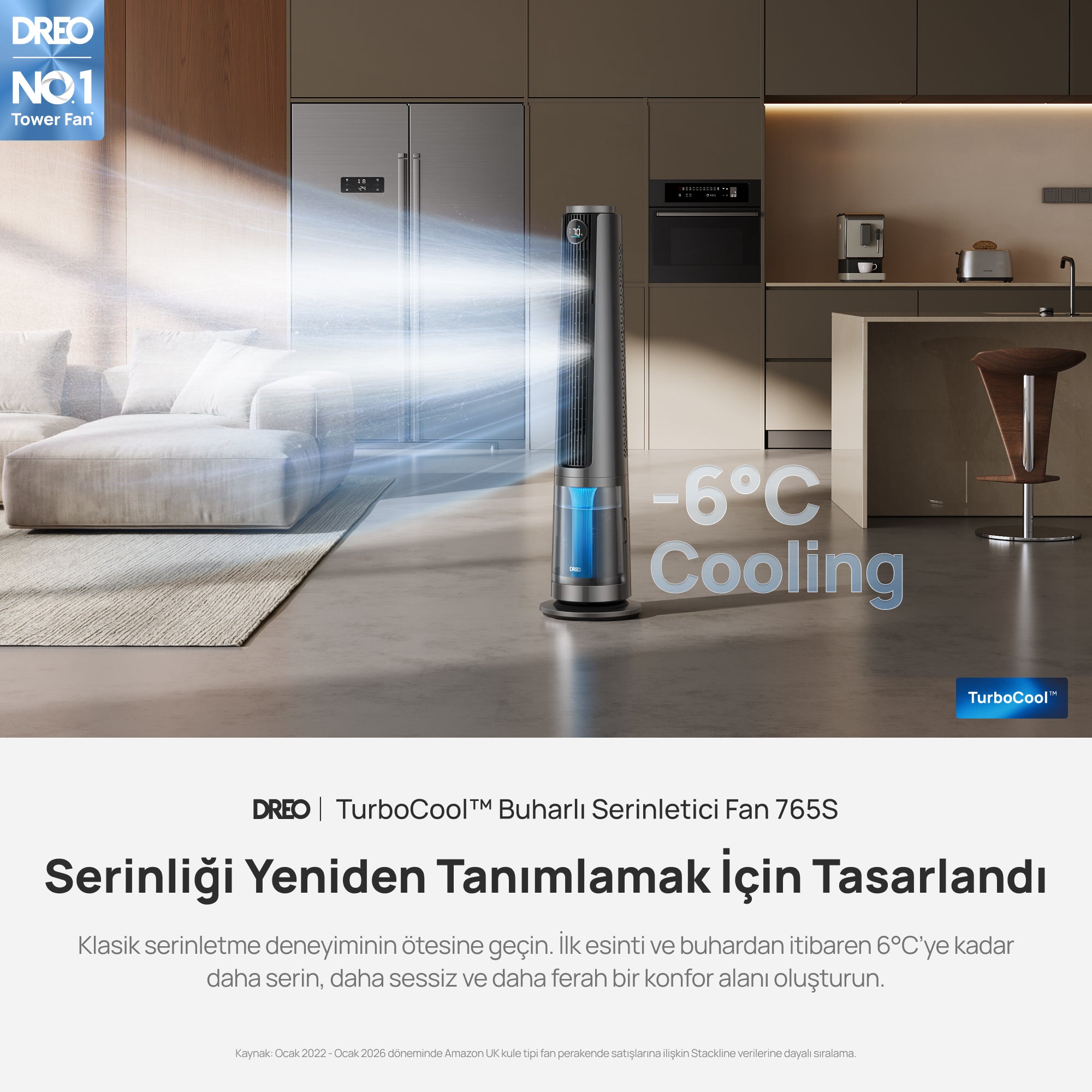 TurboCool™ Buharlı Serinletici Fan 765S