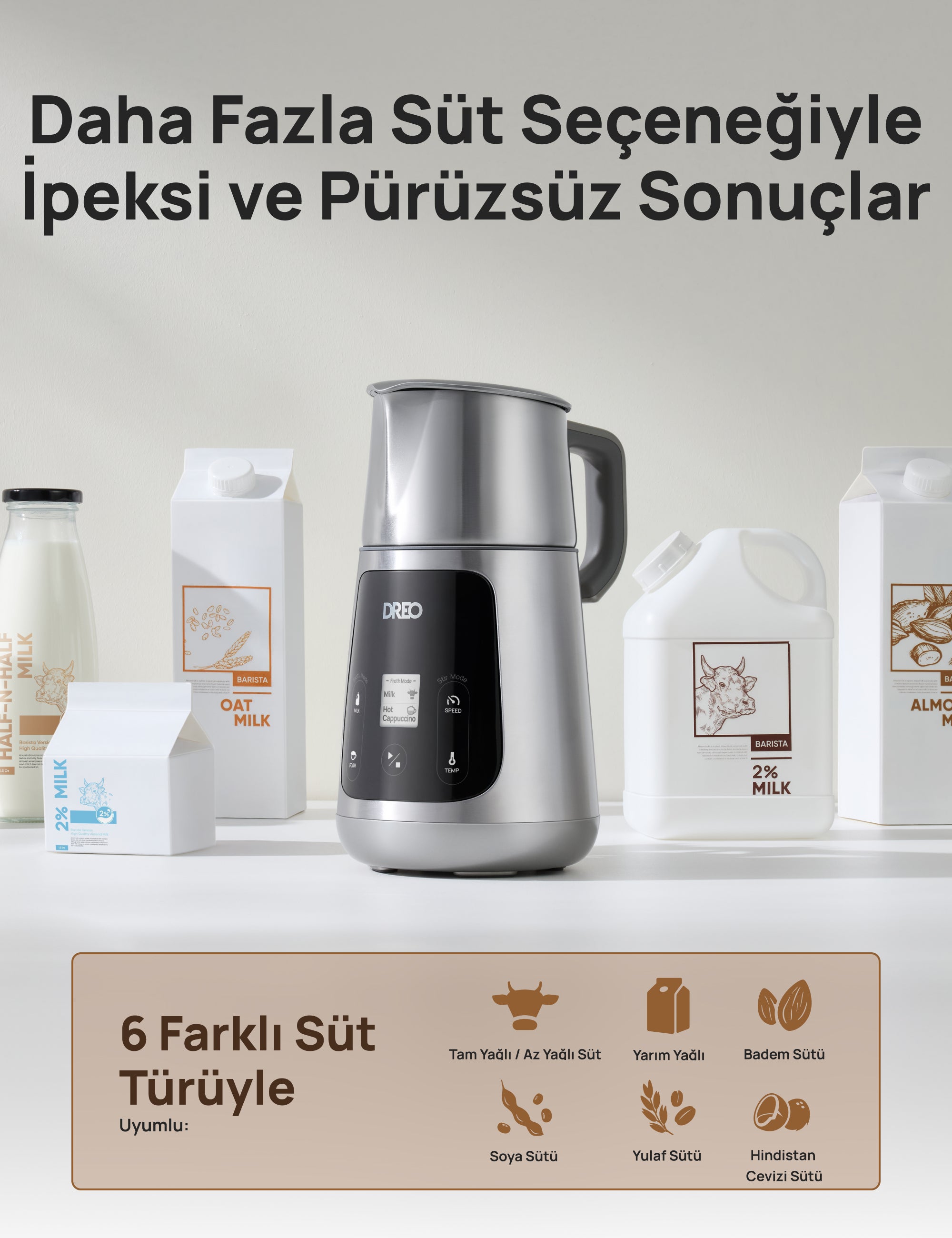 Elektrikli Süt Köpürtme Cihazı