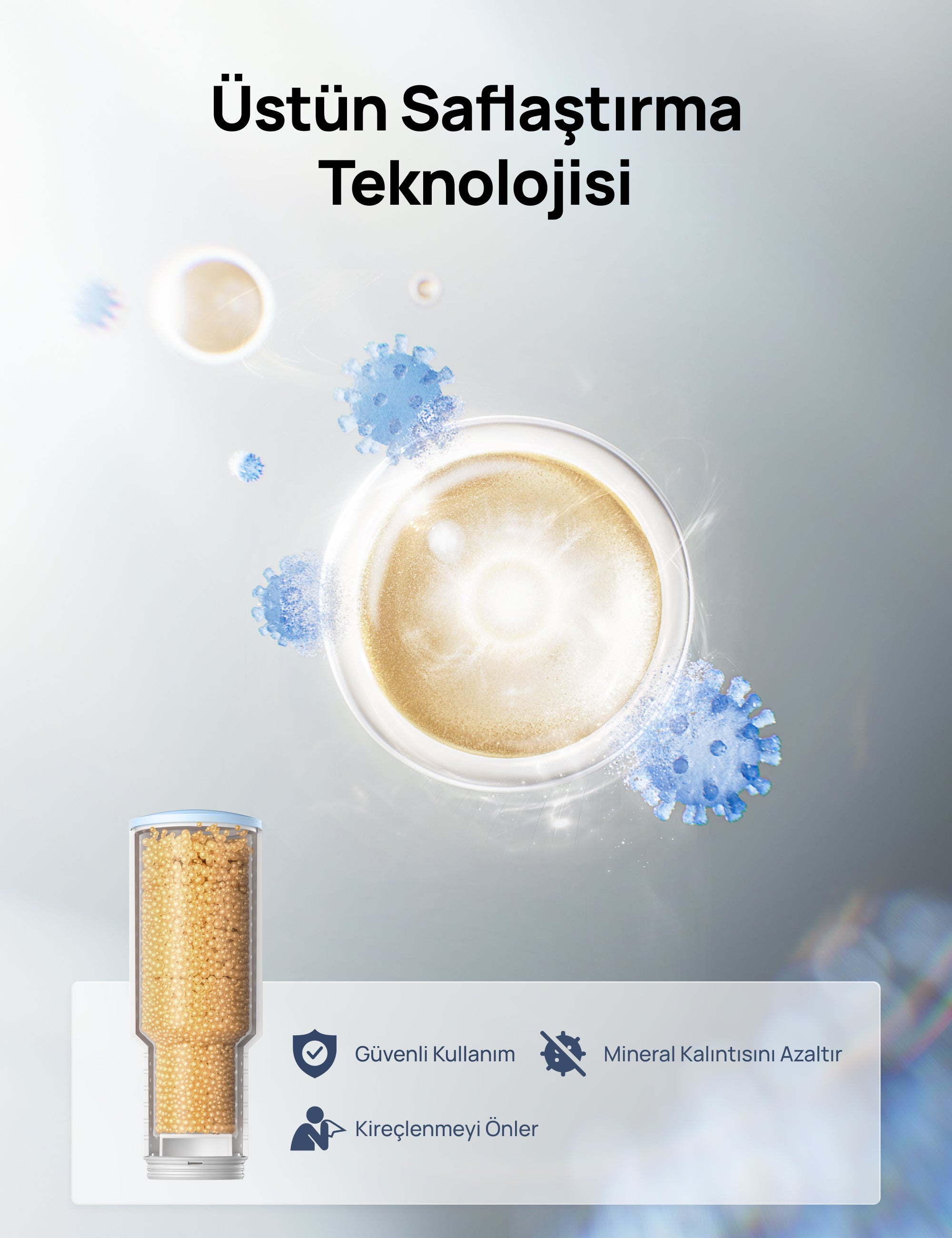 Dreo Nemlendirici Kireç Önleyici Filtre – 3’lü Paket