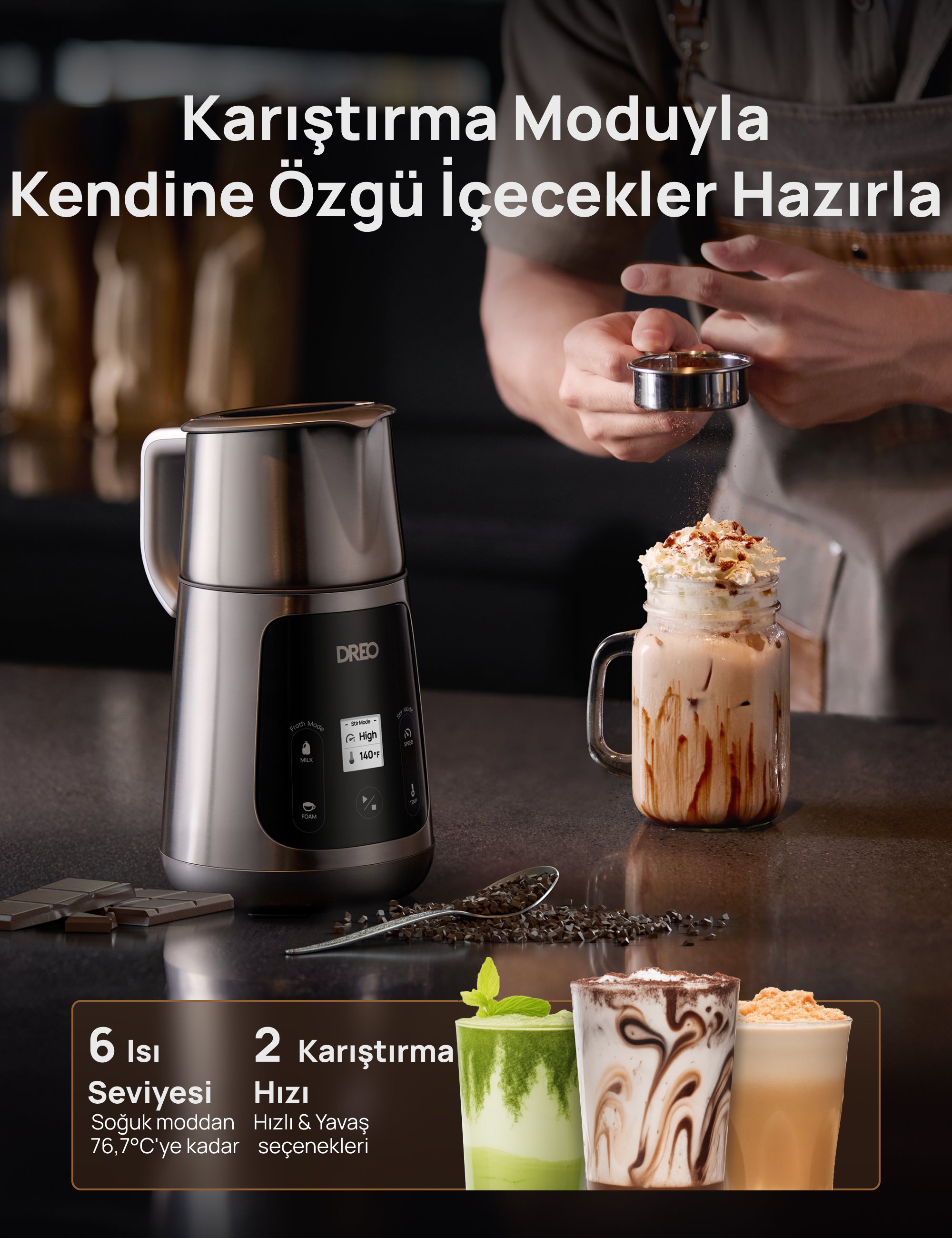 Elektrikli Süt Köpürtme Cihazı