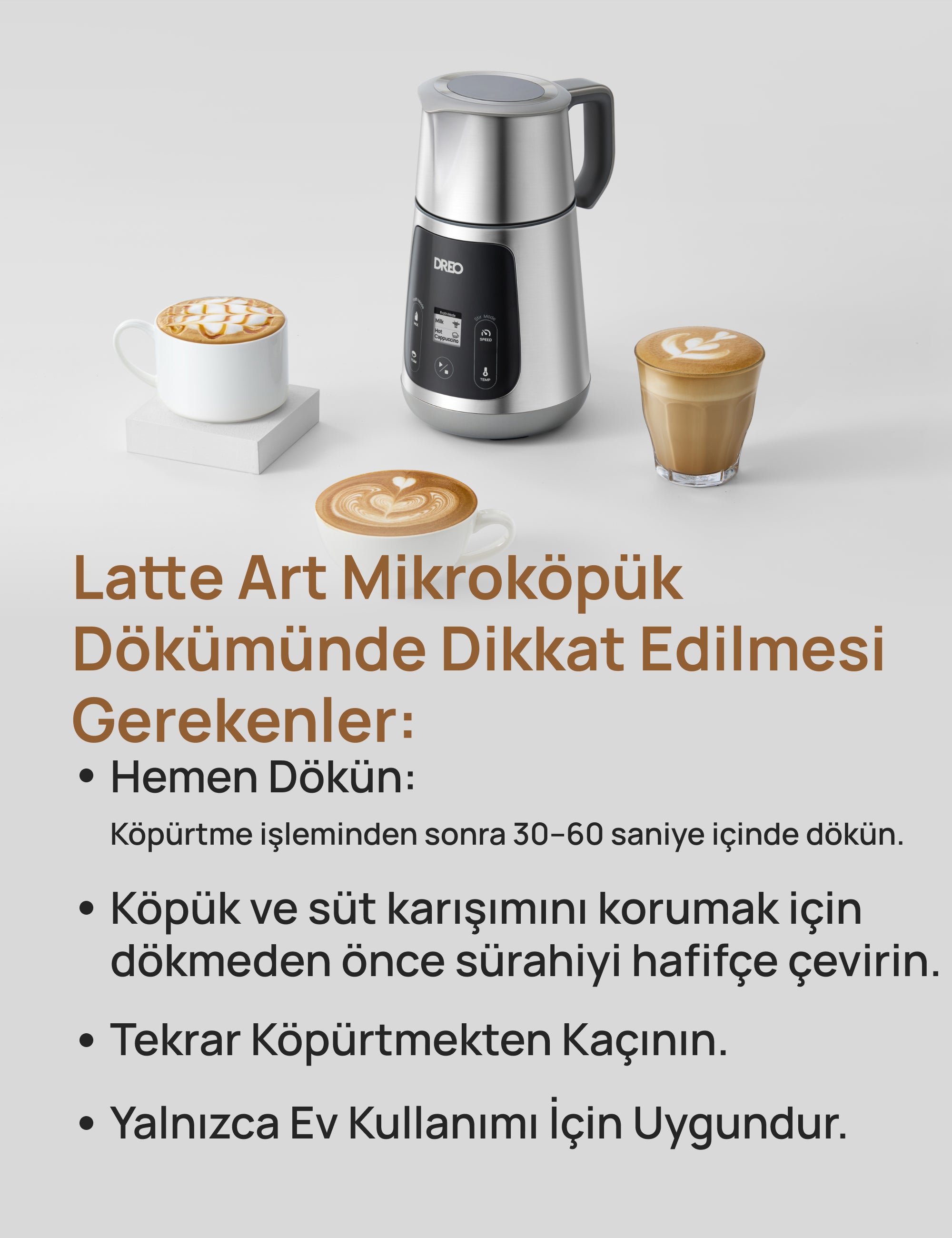 Elektrikli Süt Köpürtme Cihazı