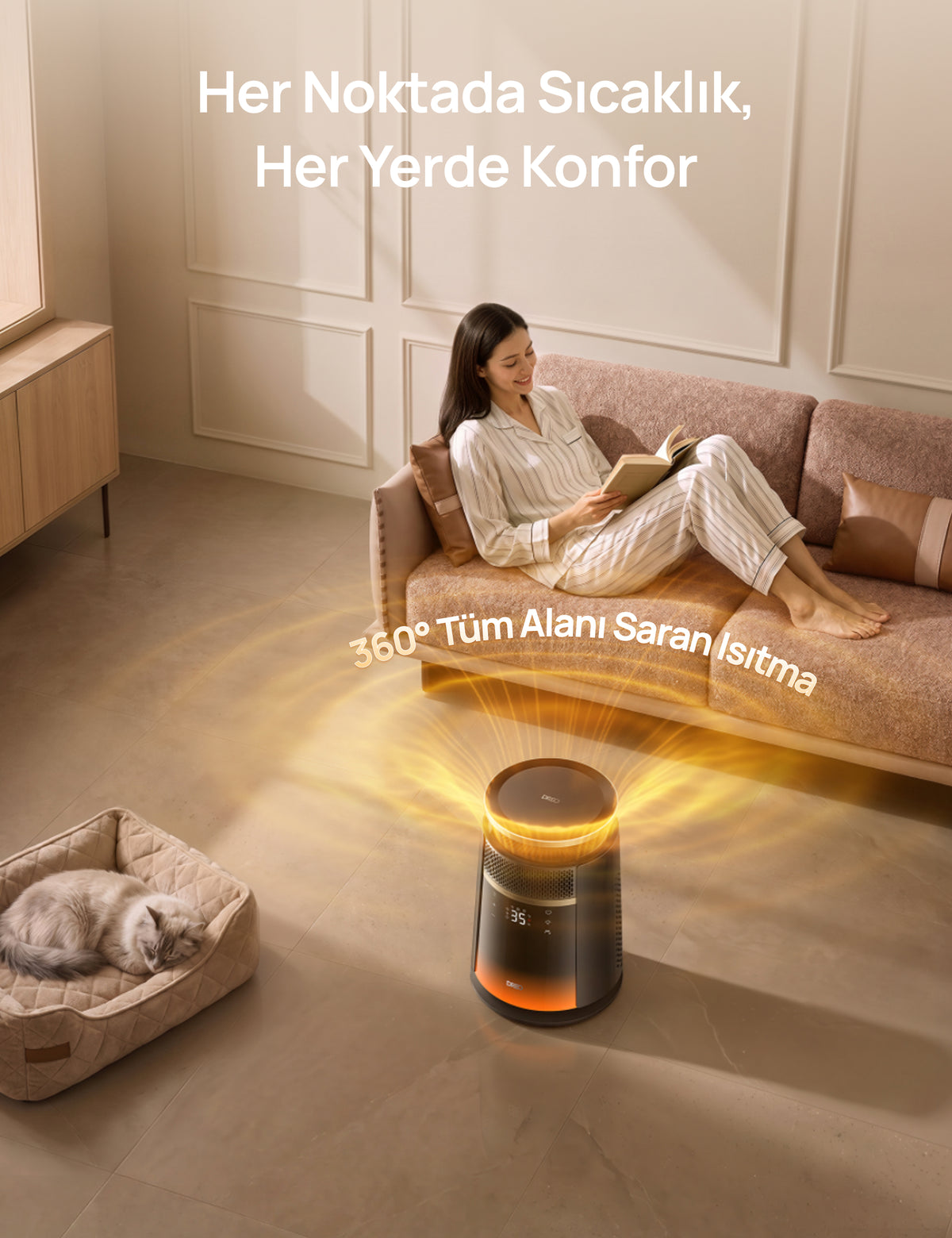 DREO 720S 360° Akıllı Isıtıcı