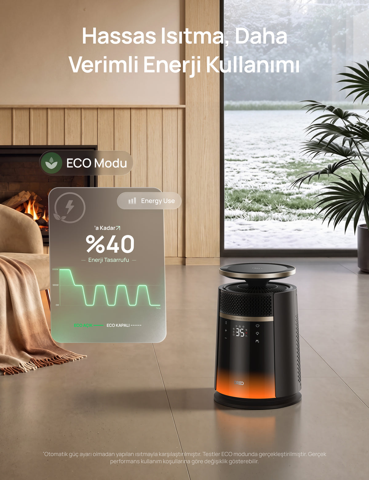 DREO 720S 360° Akıllı Isıtıcı